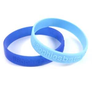 Embossed Silicon Wristband