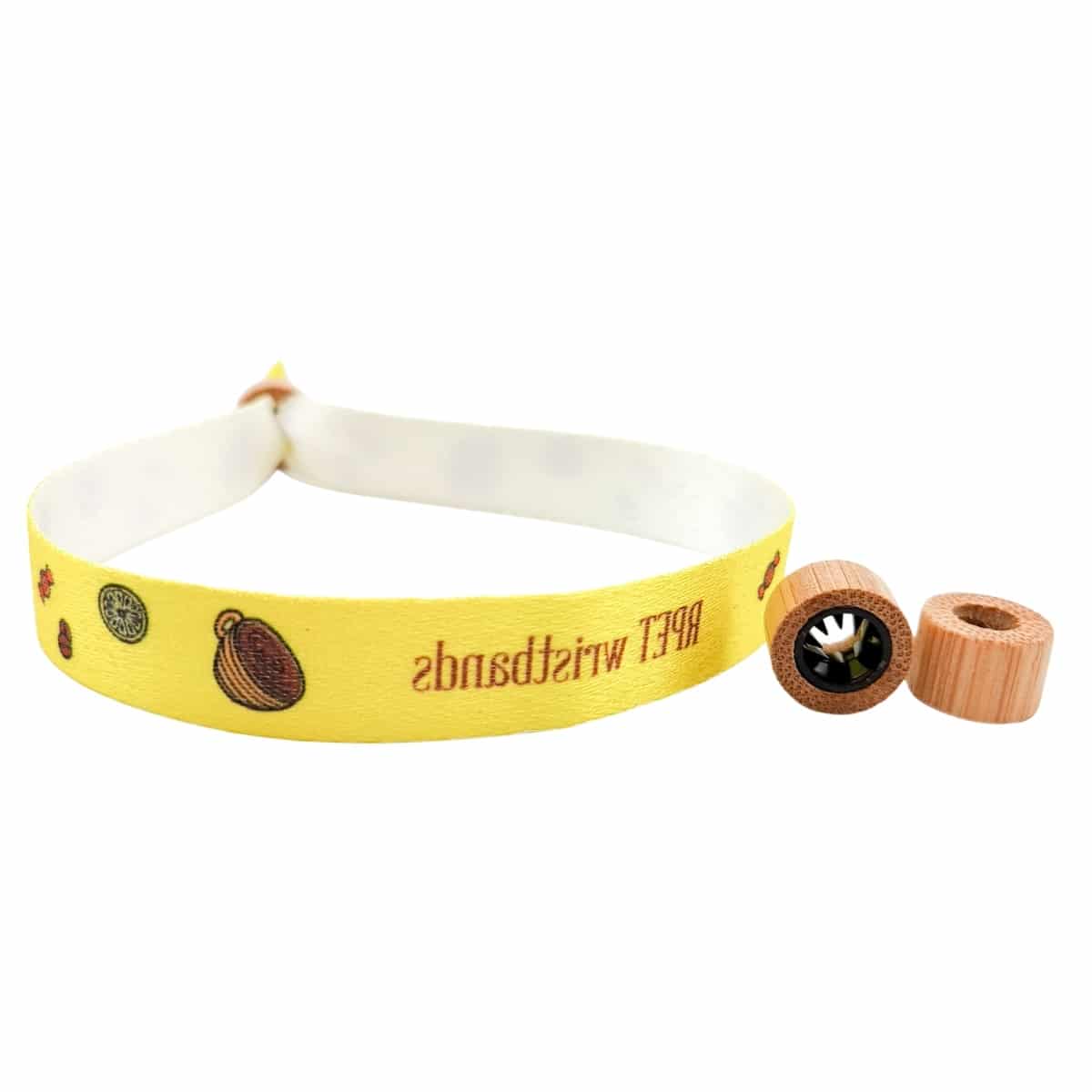 Rpet Wristband with Bamboo Lock