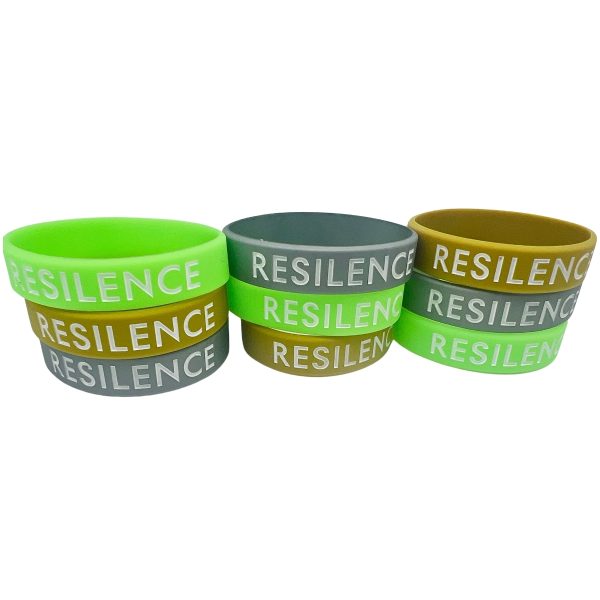 Kids Debossed (Colour Infill) Silicone Wristbands
