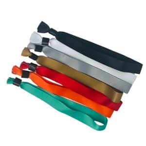 Plain Fabric Wristbands (Packs of 50)