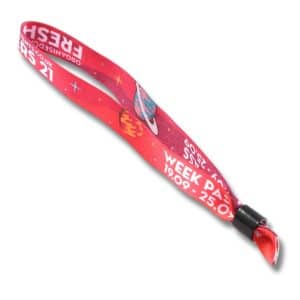 15mm Fabric Full Colour Sliding Barrel Wristbands