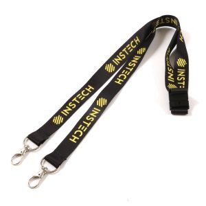 Full Colour Double Clip Deluxe Lanyards
