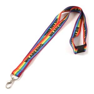 Full Colour Single Clip Deluxe Lanyards