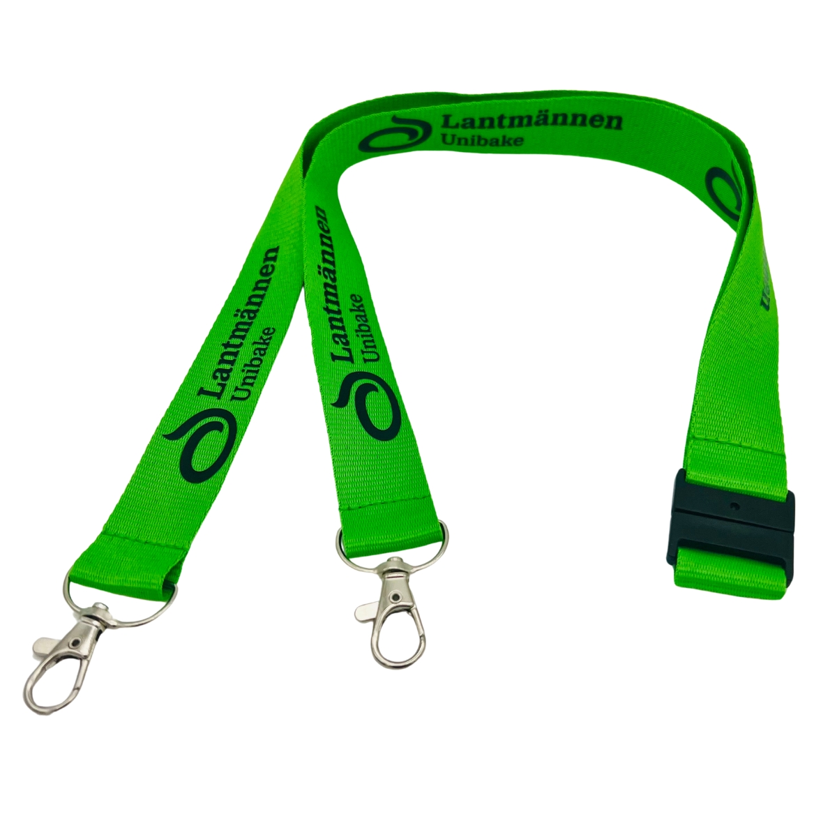 Classic Polyester Double Clip Lanyards