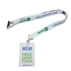 (Express) Full Colour Single Clip Deluxe Lanyards