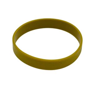 Plain Gold Silicone Wristband