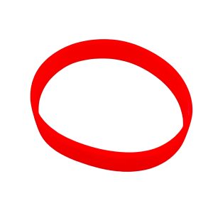 Plain Red Silicone Wristband