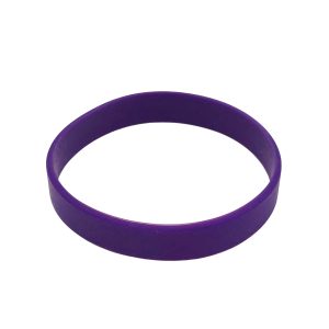 Plain Purple Silicone Wristband
