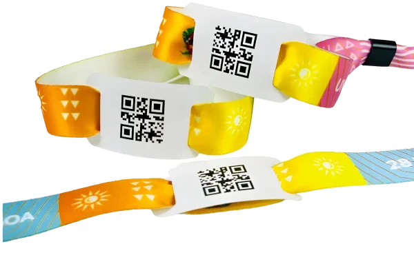 QR Barcode Wristbands